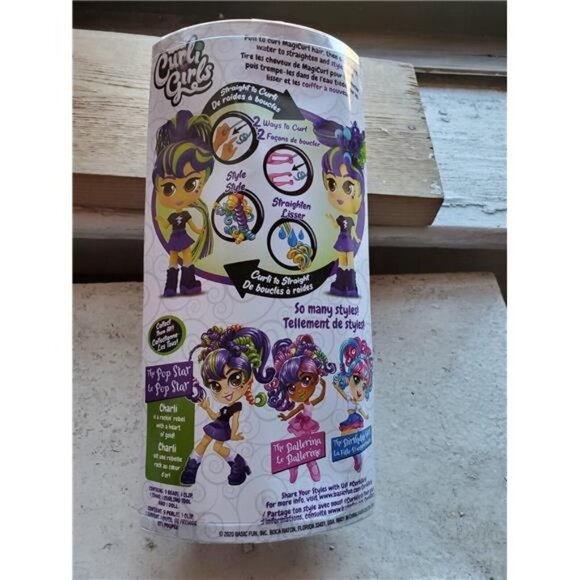 Basic Fun CurliGirls Charli, The Pop Star - Hairstyling Doll with MagiCurl Hair - Picture 6 of 6